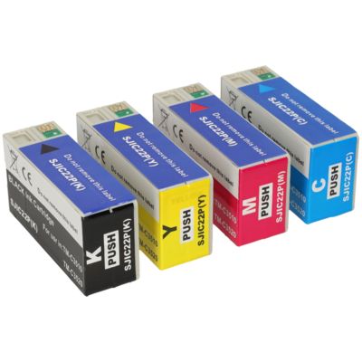 Huismerk Epson SJIC22P(K/C/M/Y) Inktcartridge 4-kleuren Multipack