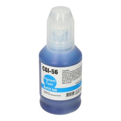 Huismerk Canon GI-56C Inktcartridge Cyaan