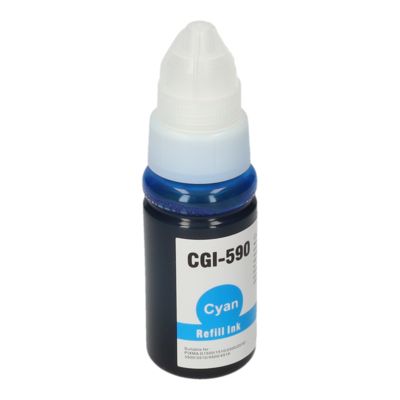 Huismerk Canon GI-590C Inktcartridge Cyaan