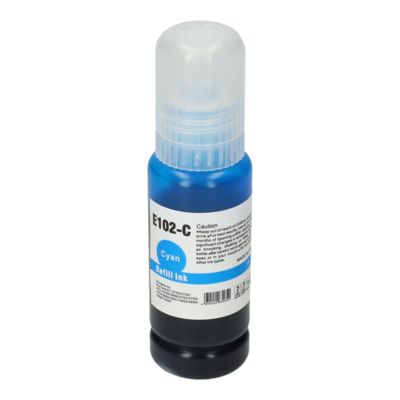 Huismerk Epson 102 (T03R240) Inktcartridge Cyaan