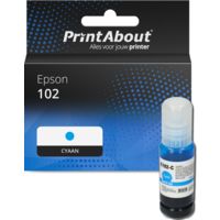 Huismerk Epson 102 (T03R240) Inktcartridge Cyaan
