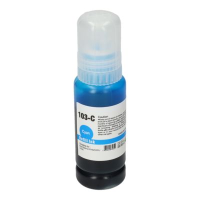 Huismerk Epson 103 (C13T00S24A) Inktcartridge Cyaan