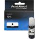 Huismerk Epson 104 (C13T00P140) Inktcartridge Zwart