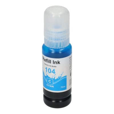 Huismerk Epson 104 (C13T00P240) Inktcartridge Cyaan