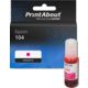Huismerk Epson 104 (C13T00P340) Inktcartridge Magenta