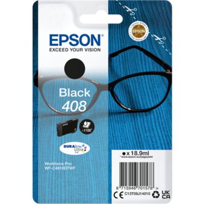 Epson 408 (C13T09J14010) Inktcartridge Zwart