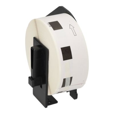PrintAbout Huismerk vervangt Brother DK-11218 Etiket Zwart op wit (24 mm)
