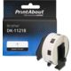 Huismerk Brother DK-11218 Etiket Zwart op wit (24 mm)