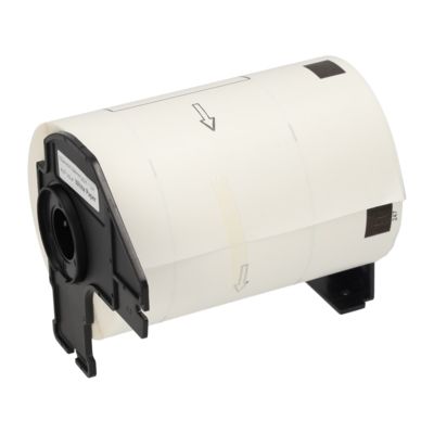 PrintAbout Huismerk vervangt Brother DK-11247 Etiket Zwart op wit (103 mm x 164 mm)