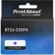 PrintAbout Huismerk vervangt Brother BTZe-535PA Tape Wit op blauw (12 mm)