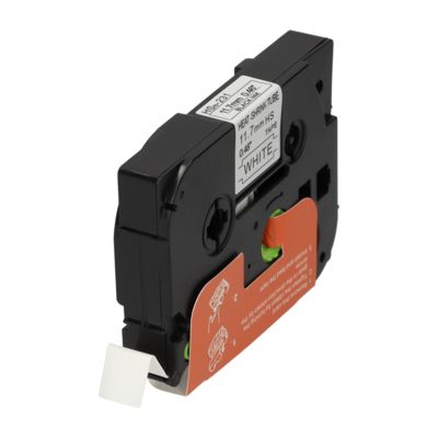 PrintAbout Huismerk vervangt Brother TZe-FX231 Tape Zwart op wit (12 mm)