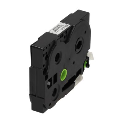 PrintAbout Huismerk vervangt Brother TZe-FX231 Tape Zwart op wit (12 mm)