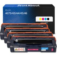 Huismerk Ricoh 4075/43/44/45/46 (SP C250E) Toner 4-kleuren Multipack