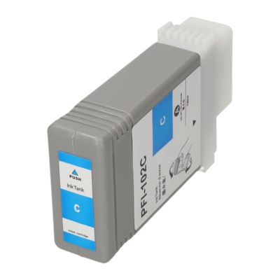 Huismerk Canon PFI-102C Inktcartridge Cyaan