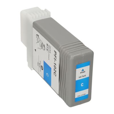 Huismerk Canon PFI-102C Inktcartridge Cyaan