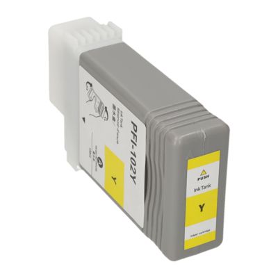 Huismerk Canon PFI-102Y Inktcartridge Geel