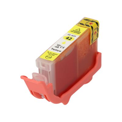 Huismerk Canon CLI-42Y Inktcartridge Geel