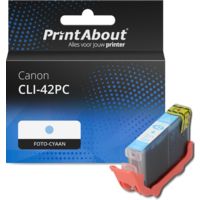 Huismerk Canon CLI-42PC Inktcartridge Foto-cyaan