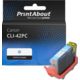 Huismerk Canon CLI-42PC Inktcartridge Foto-cyaan