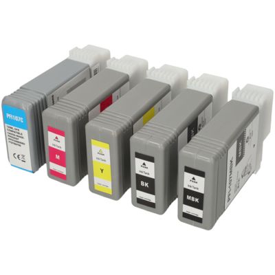 Huismerk Canon PFI-107BK/MBK/C/M/Y Inktcartridge 5-kleuren Multipack