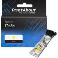 Huismerk Epson T9454 Inktcartridge Geel Hoge capaciteit