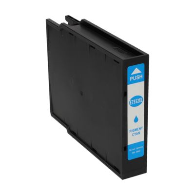 Huismerk Epson T7552 Inktcartridge Cyaan