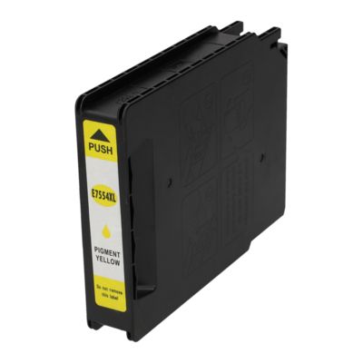 Huismerk Epson T7554 Inktcartridge Geel