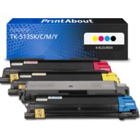 Huismerk Kyocera TK-5135K/C/M/Y Toner 4-kleuren Multipack