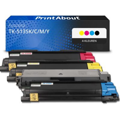 Huismerk Kyocera TK-5135K/C/M/Y Toner 4-kleuren Multipack