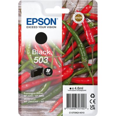 Epson 503 (C13T09Q14010) Inktcartridge Zwart
