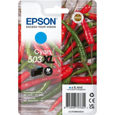 Epson 503XL (C13T09R24010) Inktcartridge Cyaan Hoge capaciteit
