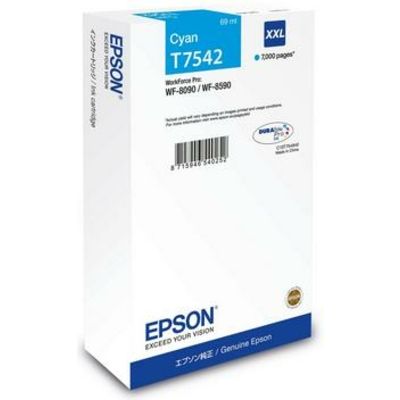 Epson T7542 Inktcartridge Cyaan Extra hoge capaciteit