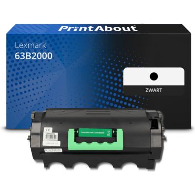 Huismerk Lexmark 63B2000 Toner Zwart
