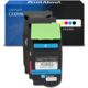 Huismerk Lexmark C232HK/C/M/Y0 Toner 4-kleuren Multipack Hoge capaciteit
