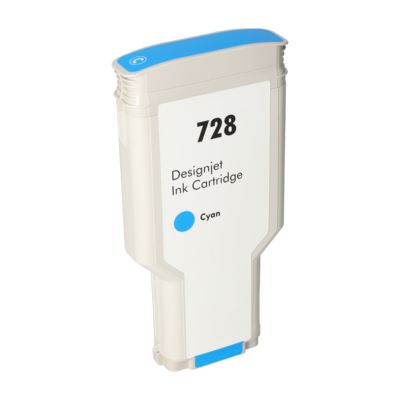 Huismerk HP F9J67A (728) Inktcartridge Cyaan Extra hoge capaciteit