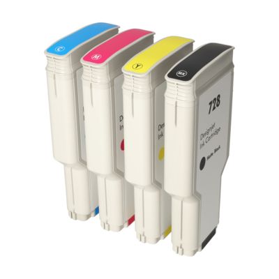 Huismerk HP F9J64/65/67/68A (728) Inktcartridge 4-kleuren Multipack Hoge capaciteit