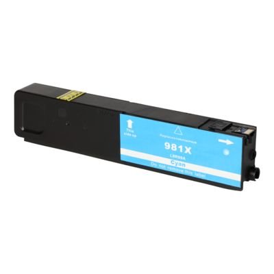 Huismerk HP 981X (L0R09A) Inktcartridge Cyaan Hoge capaciteit