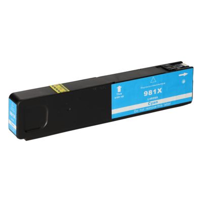 Huismerk HP 981X (L0R09A) Inktcartridge Cyaan Hoge capaciteit