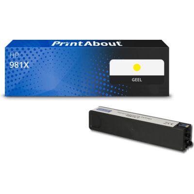 Huismerk HP 981X (L0R11A) Inktcartridge Geel Hoge capaciteit