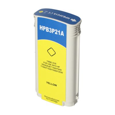 Huismerk HP 727 (B3P21A) Inktcartridge Geel Hoge capaciteit