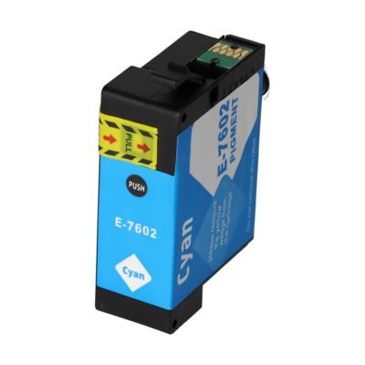 Huismerk Epson T7602 Inktcartridge Cyaan