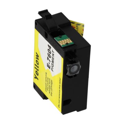 Huismerk Epson T7604 Inktcartridge Geel