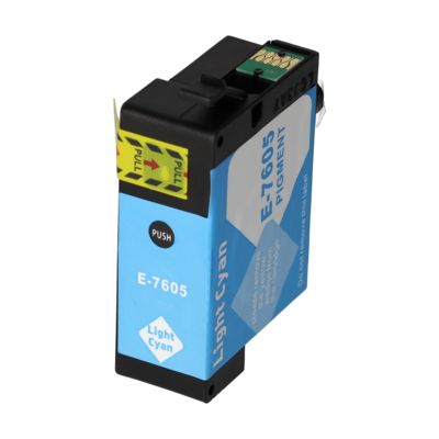 Huismerk Epson T7605 Inktcartridge Licht-cyaan