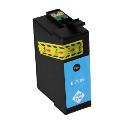 Huismerk Epson T7605 Inktcartridge Licht-cyaan