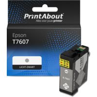Huismerk Epson T7607 Inktcartridge Licht-zwart
