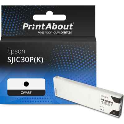 Huismerk Epson SJIC30P(K) Inktcartridge Zwart