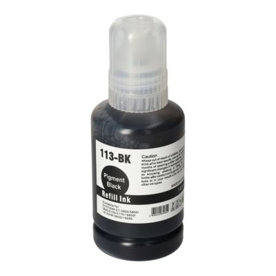 Huismerk Epson 113 (C13T06B140) Inktcartridge Zwart