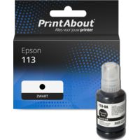 Huismerk Epson 113 (C13T06B140) Inktcartridge Zwart
