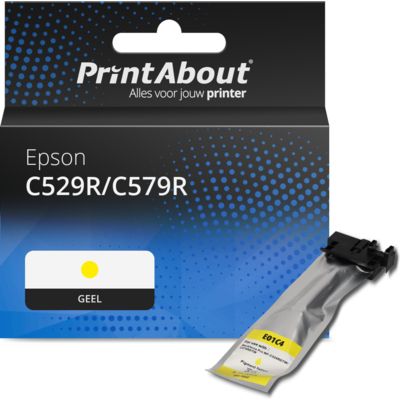 Huismerk Epson C529R/C579R  (T01C400) Inktcartridge Geel Hoge capaciteit