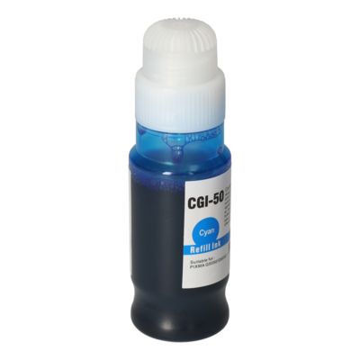Huismerk Canon GI-50C Inktcartridge Cyaan Hoge capaciteit
